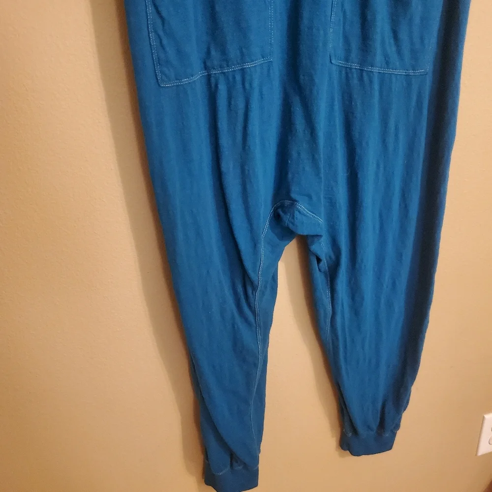 NATURAL LIFE Charlie Blue Oversized Vneck Short Sleeve Loungewear Pj's Jumper M - Picture 3 of 10